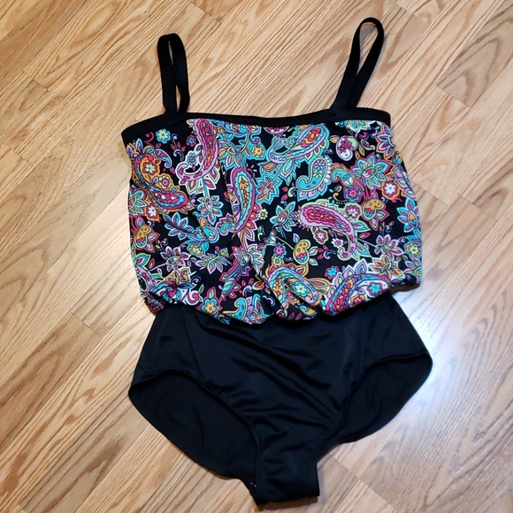 Rose Marie Reid Other - Size 12 One Piece Swim Suit, blouson swimsuit